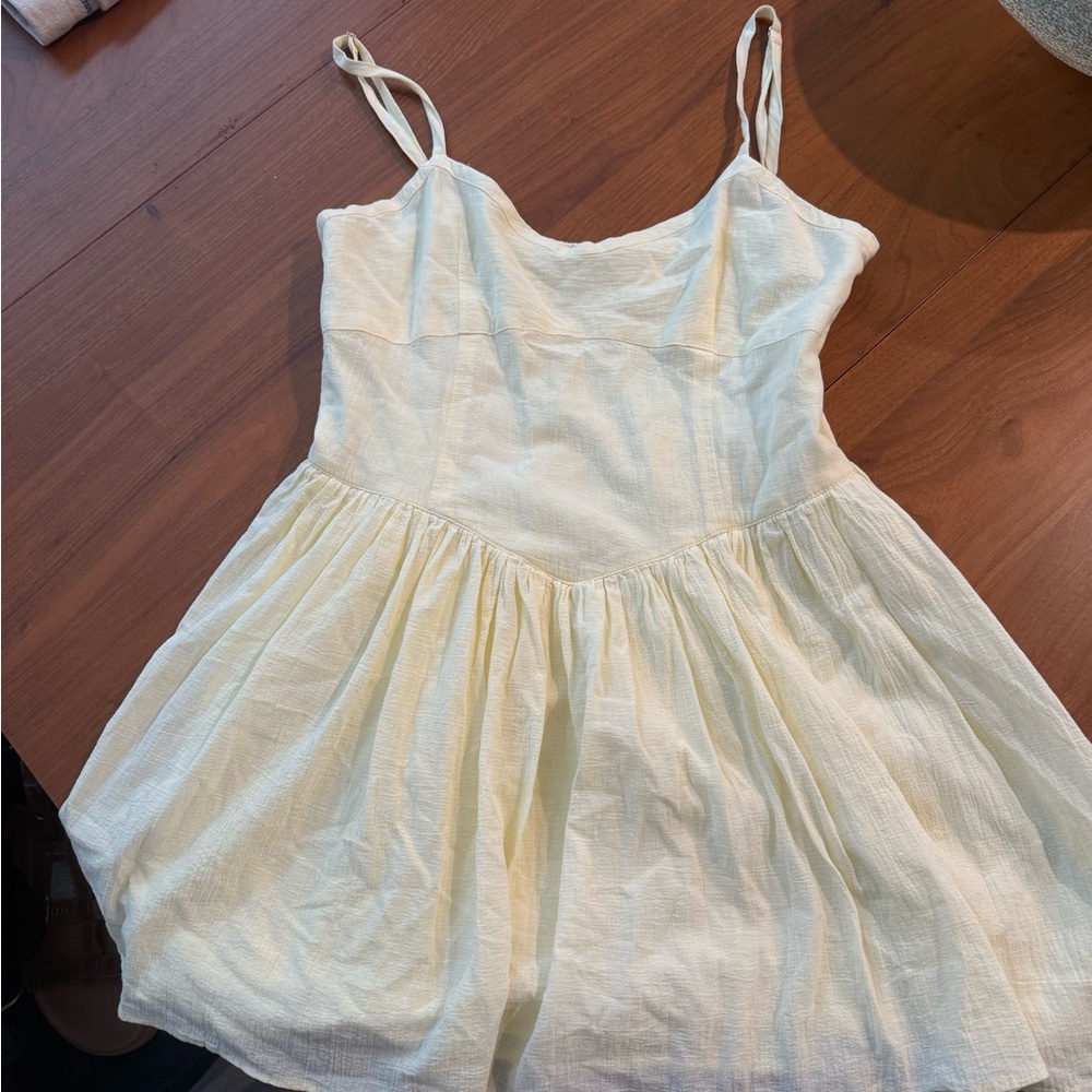 Butter Yellow Ciao Lucia Mini Dress